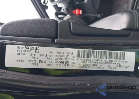 2018 Jeep Grand Cherokee Altitude 4X2 from USA, damaged, VIN 1C4RJEAG1JC430441